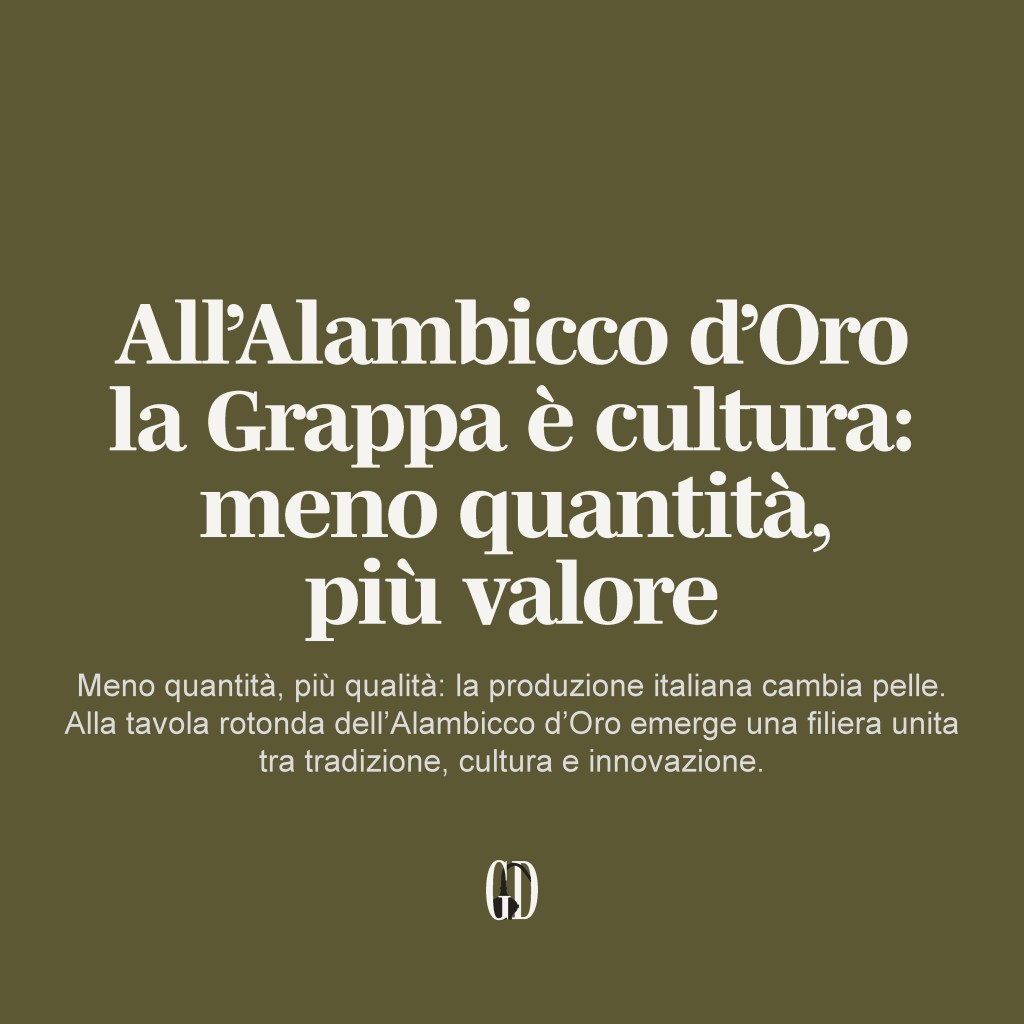 Alle premiazioni dell’Alambicco d’Oro la Grappa è cultura: meno quantità, più&nbsp;valore