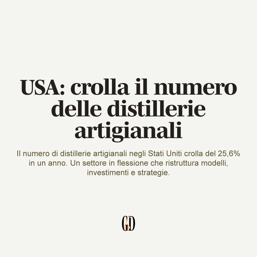 USA: crolla il numero delle distillerie&nbsp;artigianali