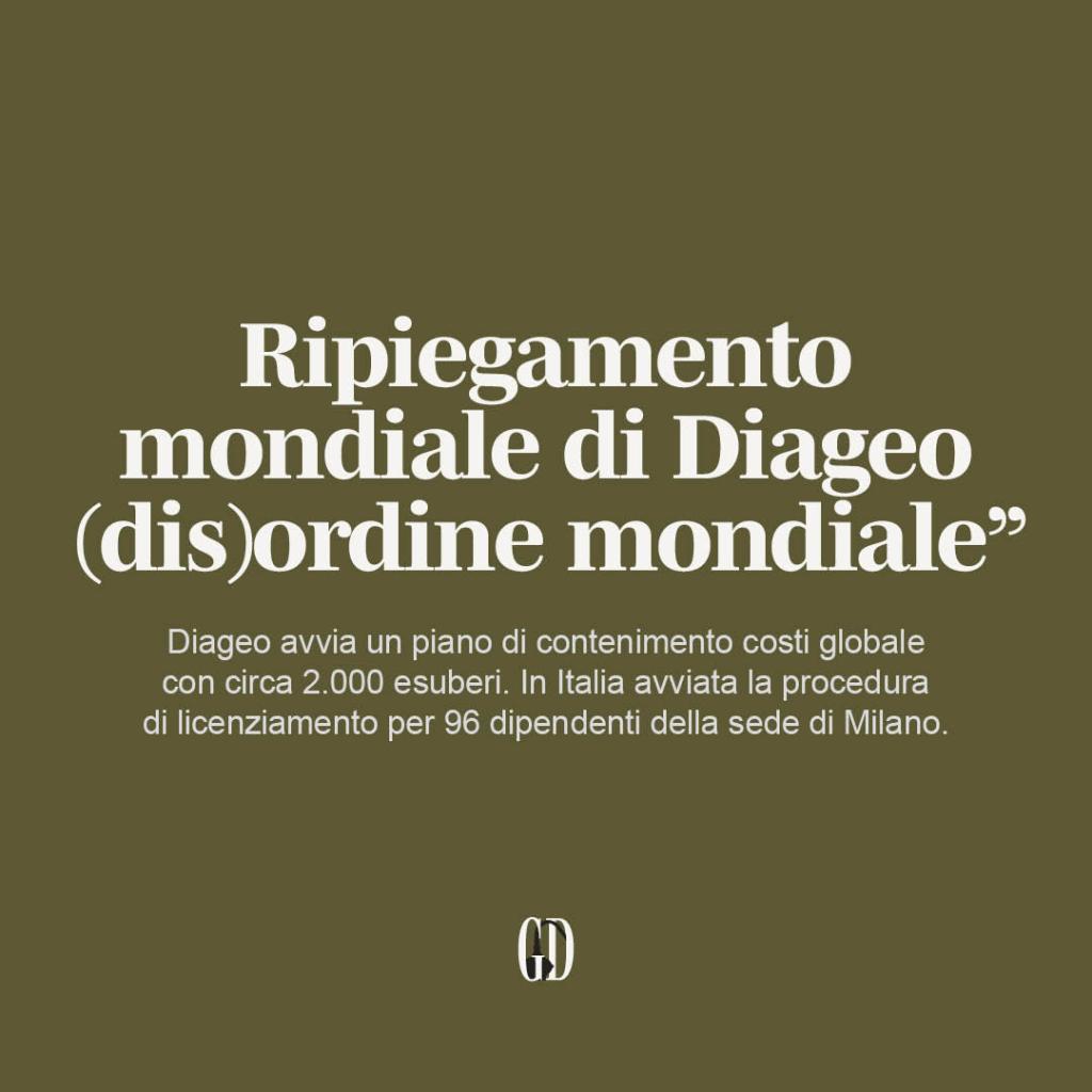 Ripiegamento mondiale di&nbsp;Diageo