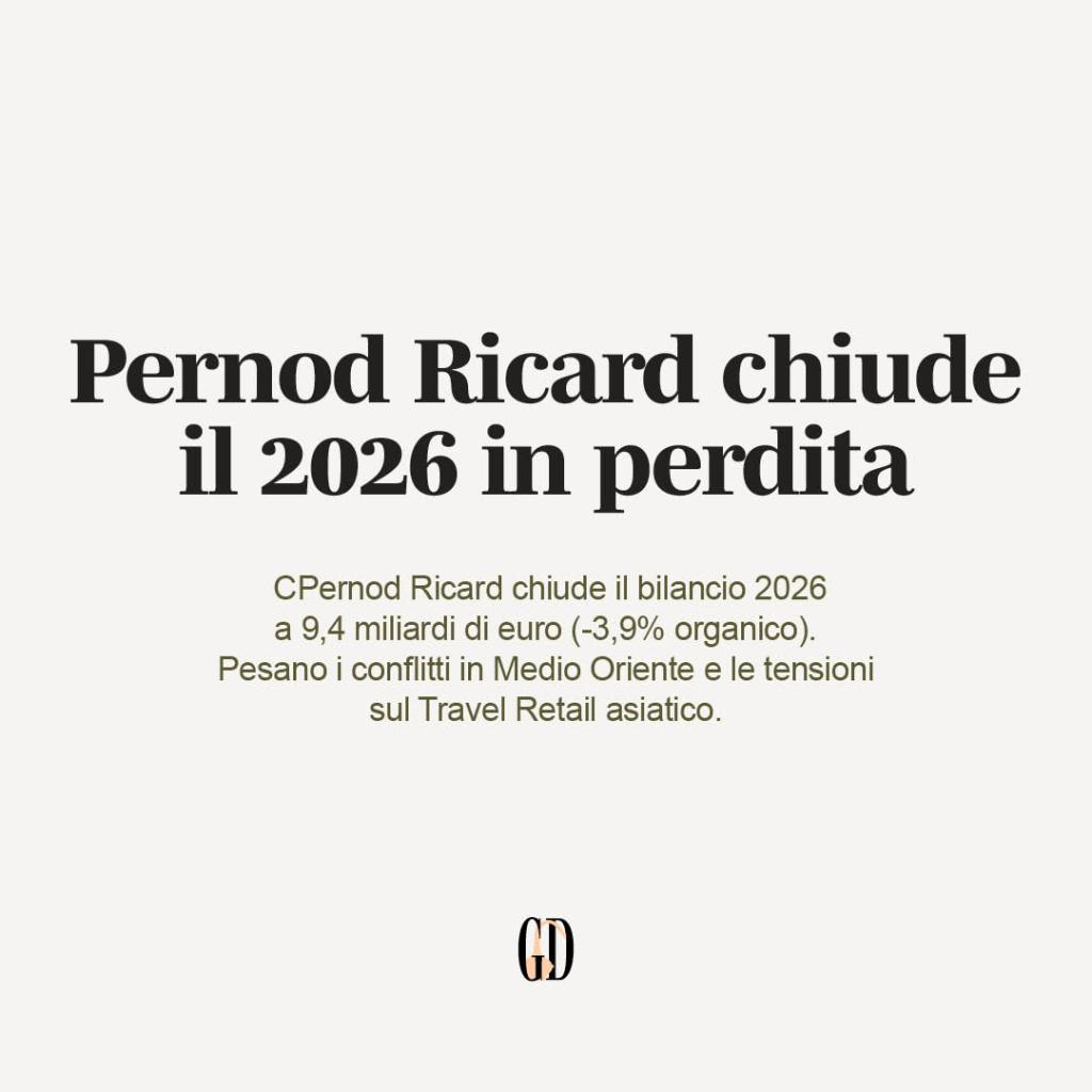 Pernod chiude 2026 in&nbsp;perdita