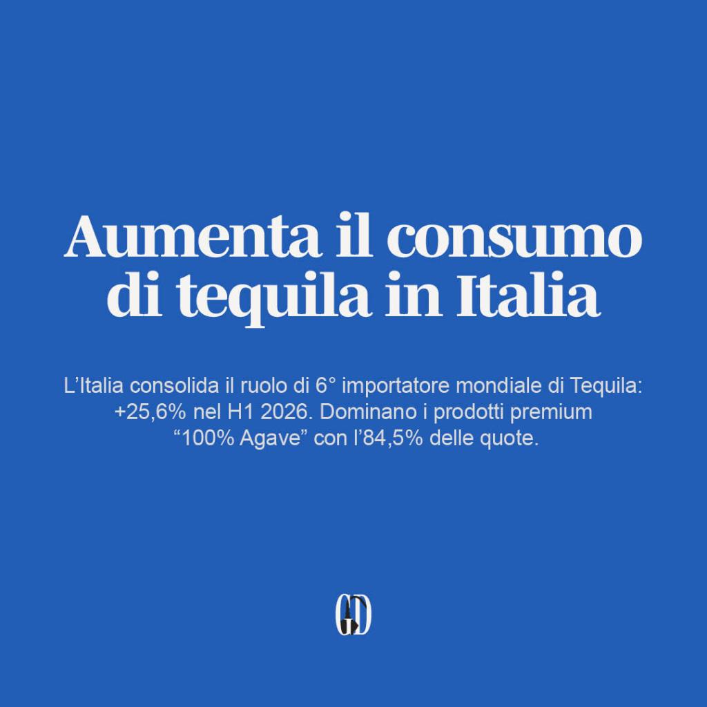 Aumenta il consumo di tequila in&nbsp;Italia